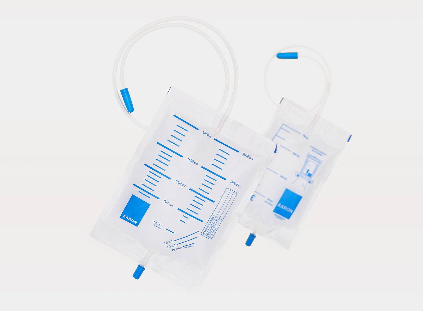 Bolsa de orina AARON® 500 ml para pierna con VAR y válvula de salida 30 unidades. - AARON