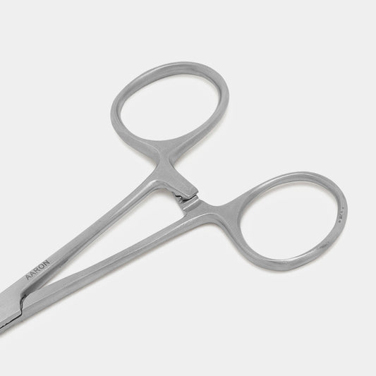 Pinza KOCHER Recta S/D AARON® | 14cm. - AARON