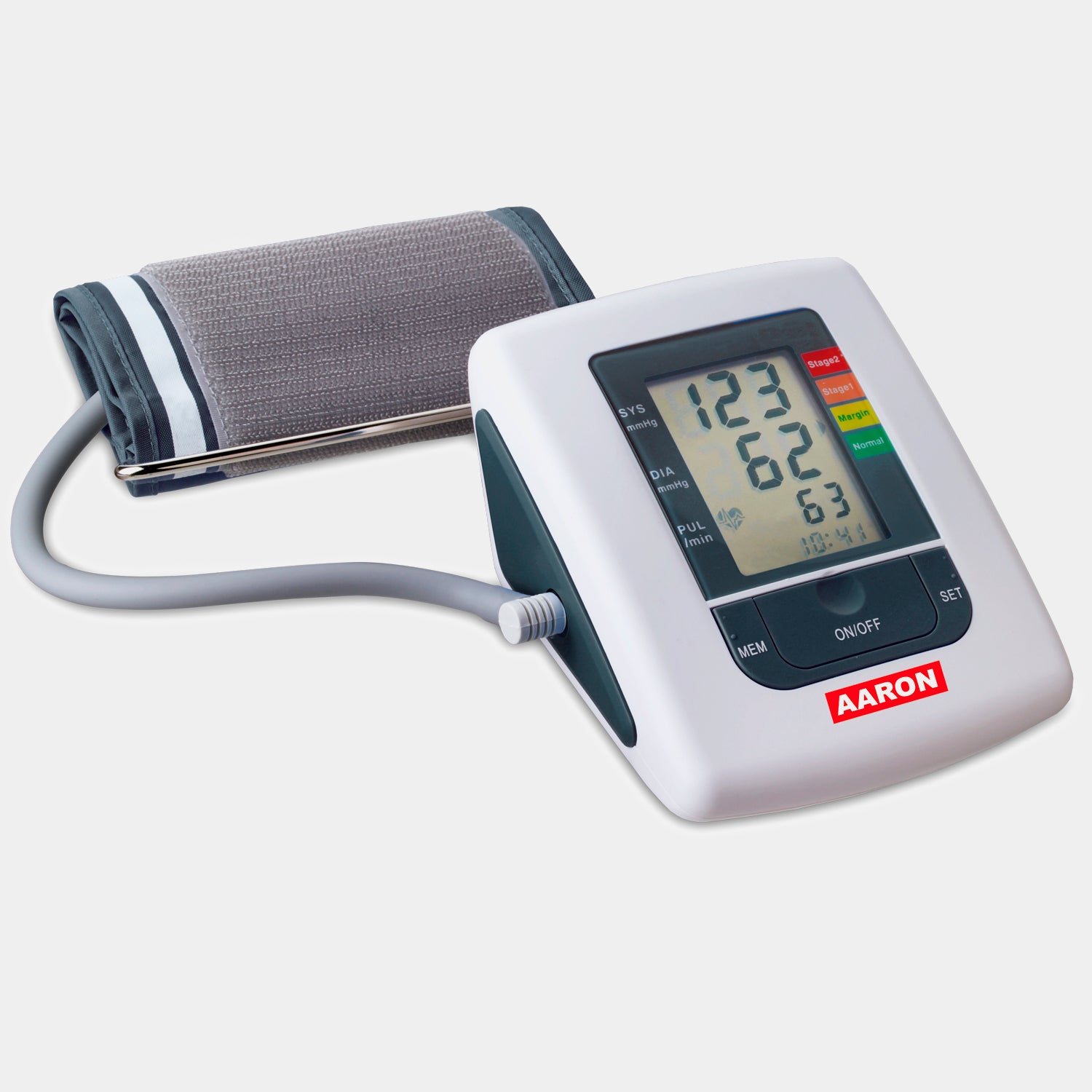 Tensiometro digital de brazo AARON® | arm, con tecnología de medición ascendente. Memoria de hasta 80 mediciones. - AARON