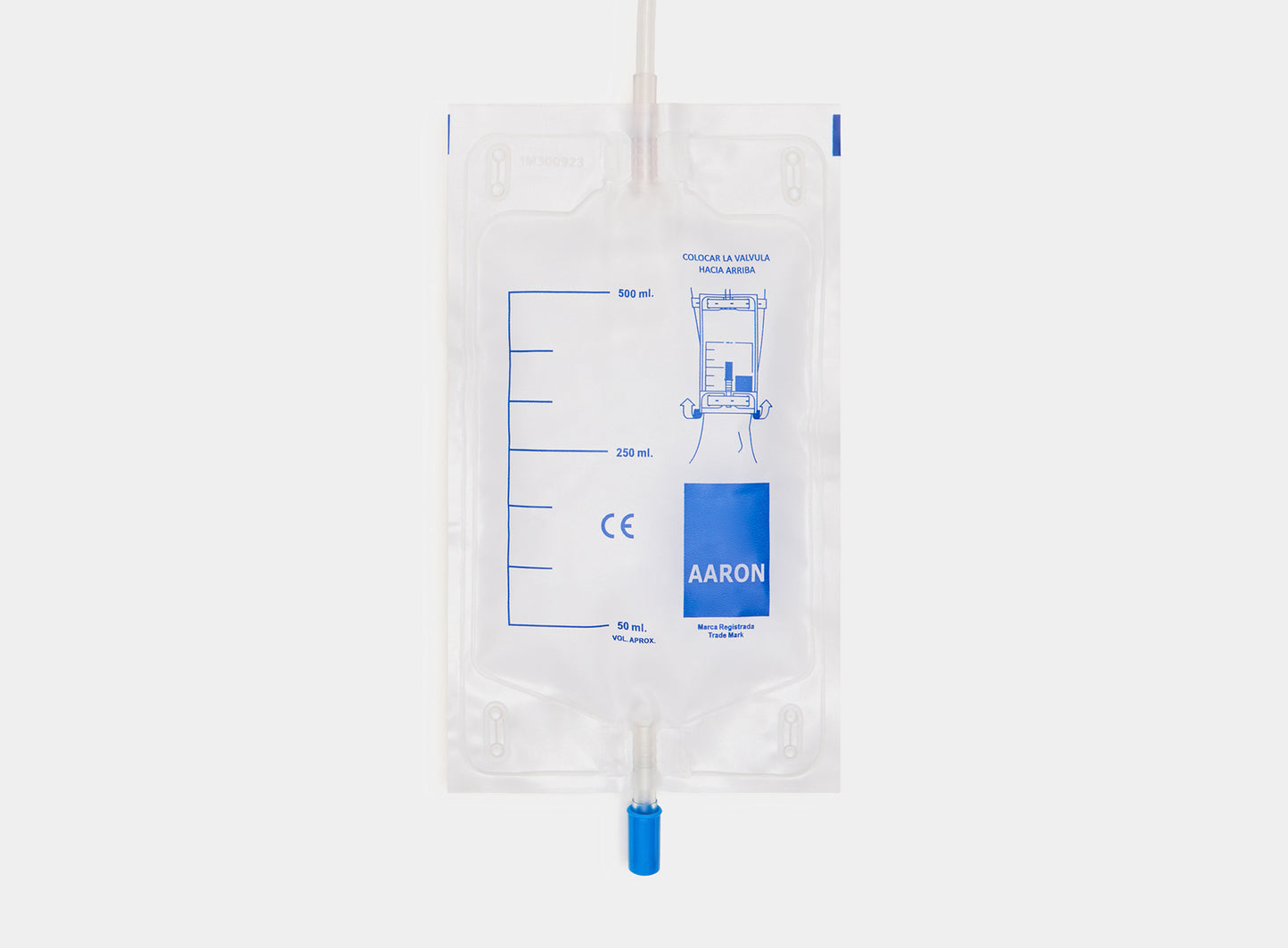 Bolsa de orina AARON® 500 ml para pierna con VAR y válvula de salida 30 unidades. - AARON