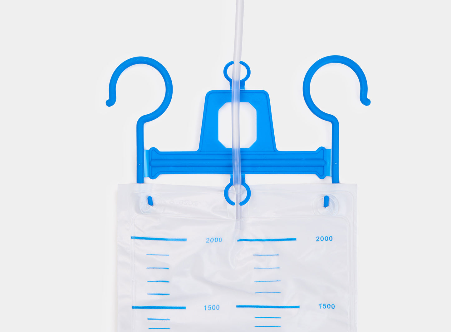 Bolsa de orina AARON® 2 litros con VAR, ASA y válvula de salida 30 unidades. Tubo 120 cm - AARON