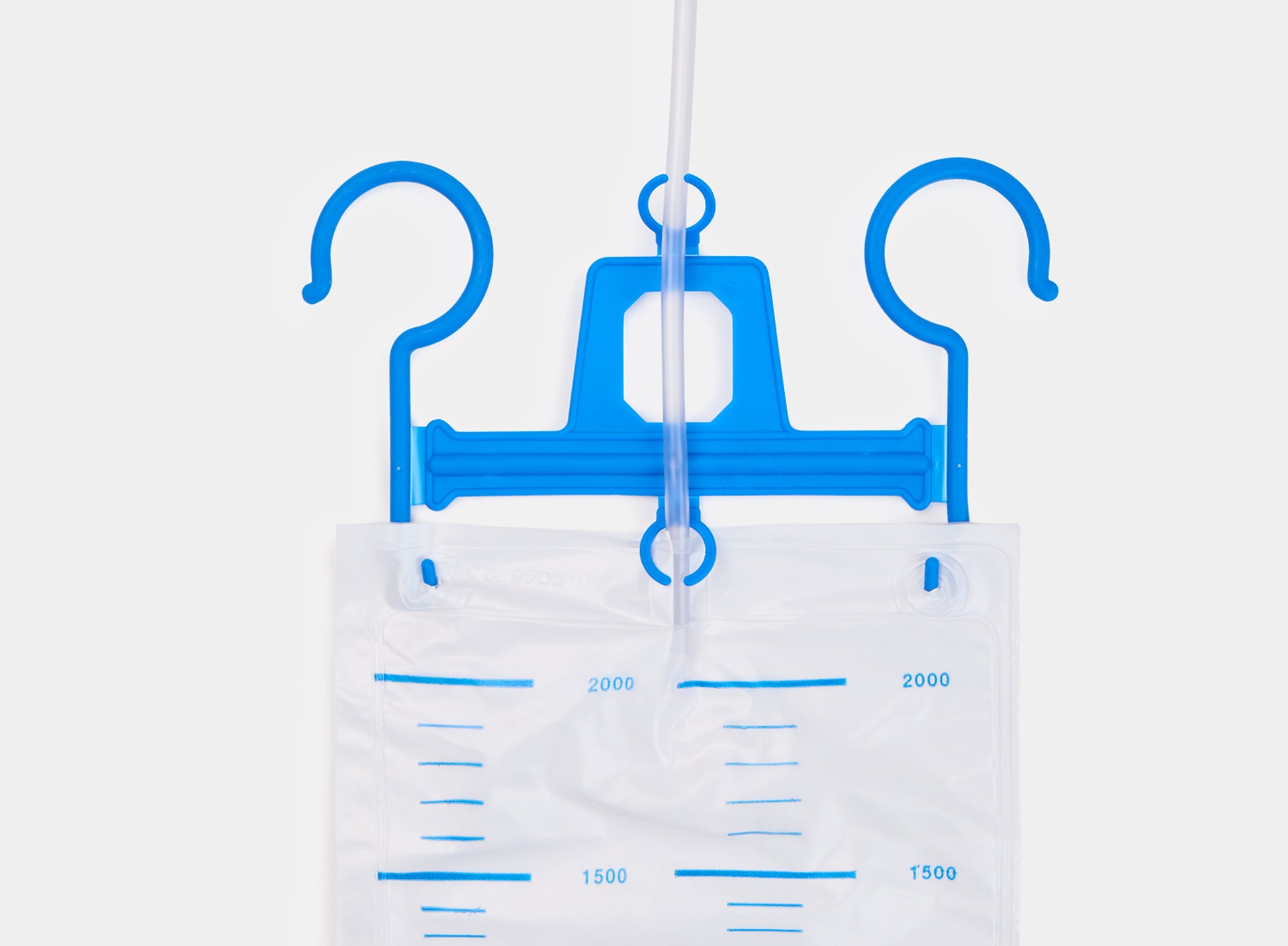 Bolsa de orina AARON® 2 litros con VAR, ASA y válvula de salida 30 unidades. Tubo 120 cm - AARON