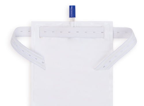 Cintas con gemelos para sujeción de bolsa recogida de orina pierna - AARON