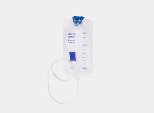 Bolsa de enema AARON® para el hogar, 1500ml. Kit de Enema para aliviar el estreñimiento. 1U. Envasada individualmente y Esterilizada. - AARON