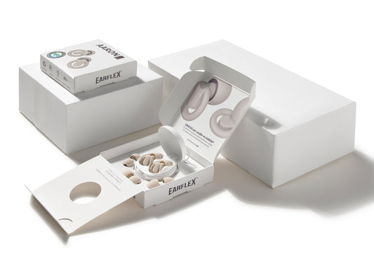 Tapones para los oídos reutilizables AARON® EARFLEX® Star White - AARON