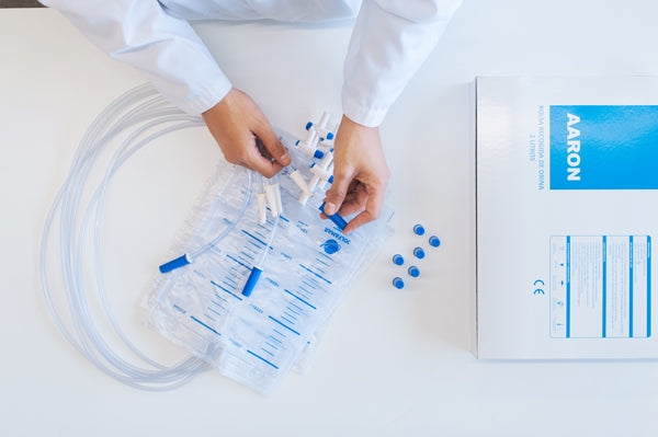 Bolsa de orina aaron 2 litros standard