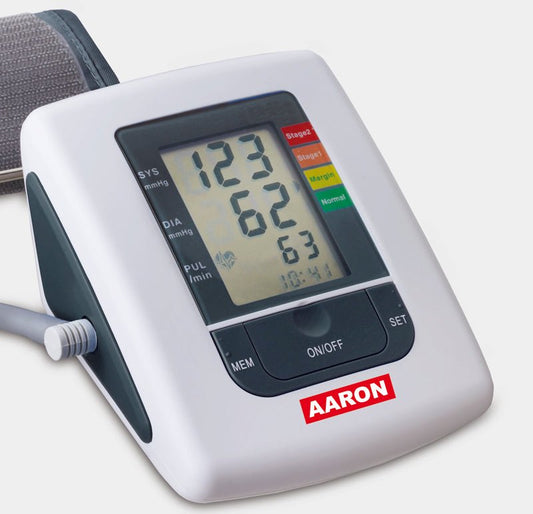 Tensiometro digital de brazo AARON® | arm, con tecnología de medición ascendente. Memoria de hasta 80 mediciones. - AARON