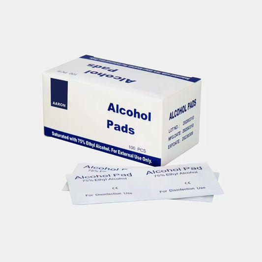 Toallitas desinfectantes de alcohol AARON®. 100 unidades